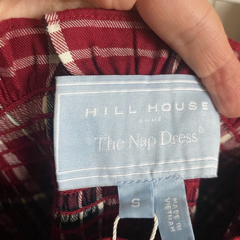 Hill House Home The Long Sleeve Scarlett Mini Nap Dress Size S - Picture 11 of 15